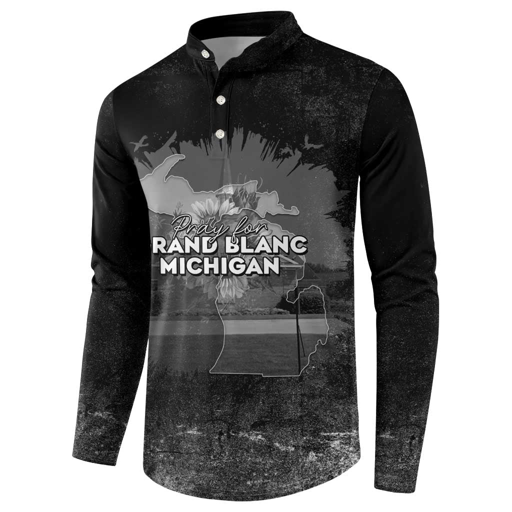 Pray For Michigan Button Sweatshirt No More Violence - Wonder Print Shop