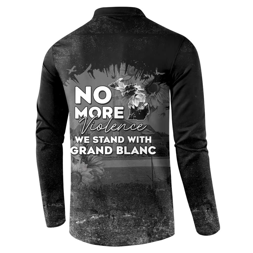 Pray For Michigan Button Sweatshirt No More Violence - Wonder Print Shop