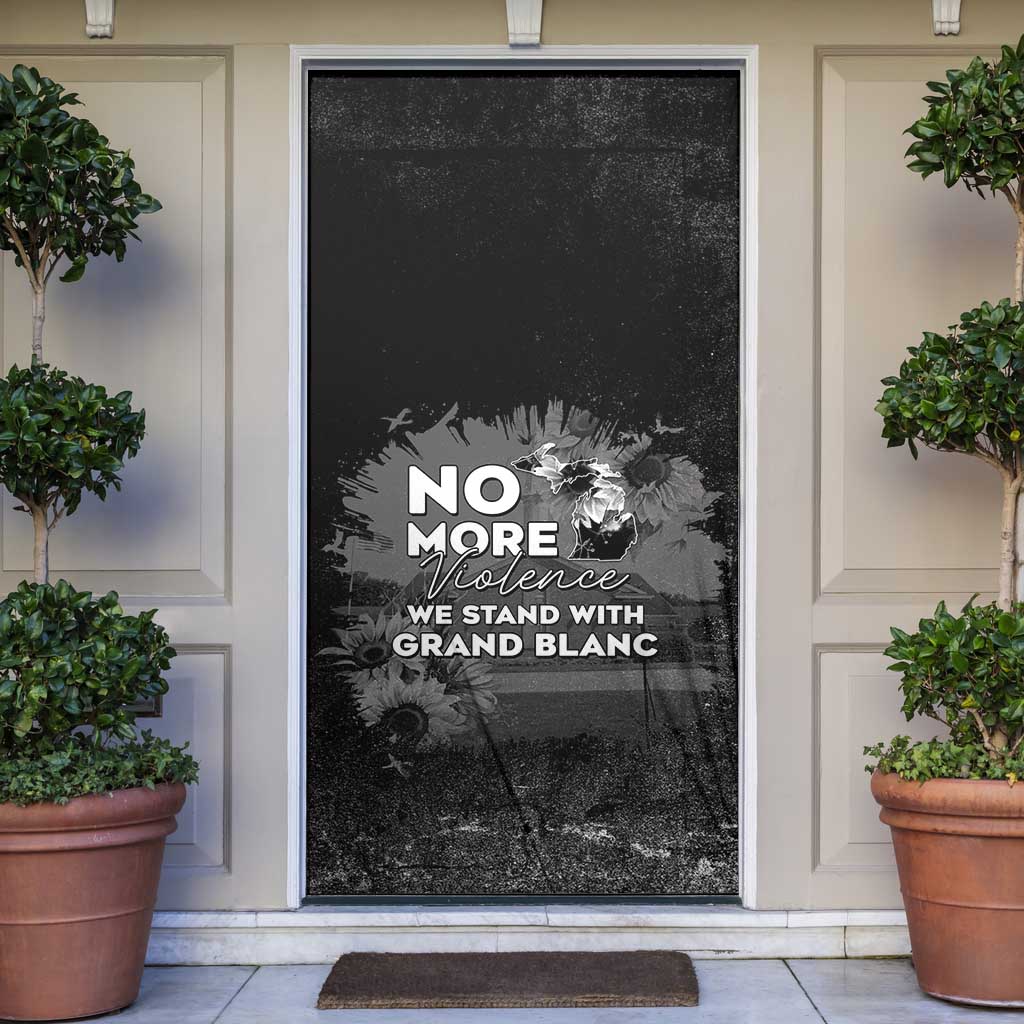 Pray For Michigan Door Cover No More Violence - Wonder Print Shop