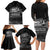 Pray For Michigan Family Matching Long Sleeve Bodycon Dress and Hawaiian Shirt No More Violence - Wonder Print Shop