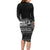 Pray For Michigan Family Matching Long Sleeve Bodycon Dress and Hawaiian Shirt No More Violence - Wonder Print Shop