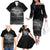 Pray For Michigan Family Matching Off The Shoulder Long Sleeve Dress and Hawaiian Shirt No More Violence - Wonder Print Shop