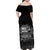 Pray For Michigan Family Matching Off Shoulder Maxi Dress and Hawaiian Shirt No More Violence - Wonder Print Shop