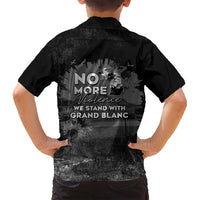 Pray For Michigan Family Matching Off Shoulder Short Dress and Hawaiian Shirt No More Violence - Wonder Print Shop