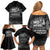 Pray For Michigan Family Matching Off Shoulder Short Dress and Hawaiian Shirt No More Violence - Wonder Print Shop