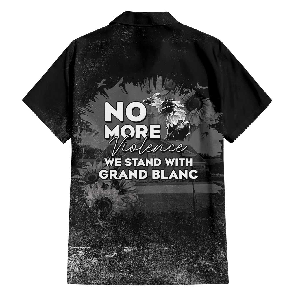 Pray For Michigan Family Matching Off Shoulder Short Dress and Hawaiian Shirt No More Violence - Wonder Print Shop
