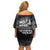 Pray For Michigan Family Matching Off Shoulder Short Dress and Hawaiian Shirt No More Violence - Wonder Print Shop