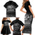 Pray For Michigan Family Matching Short Sleeve Bodycon Dress and Hawaiian Shirt No More Violence - Wonder Print Shop