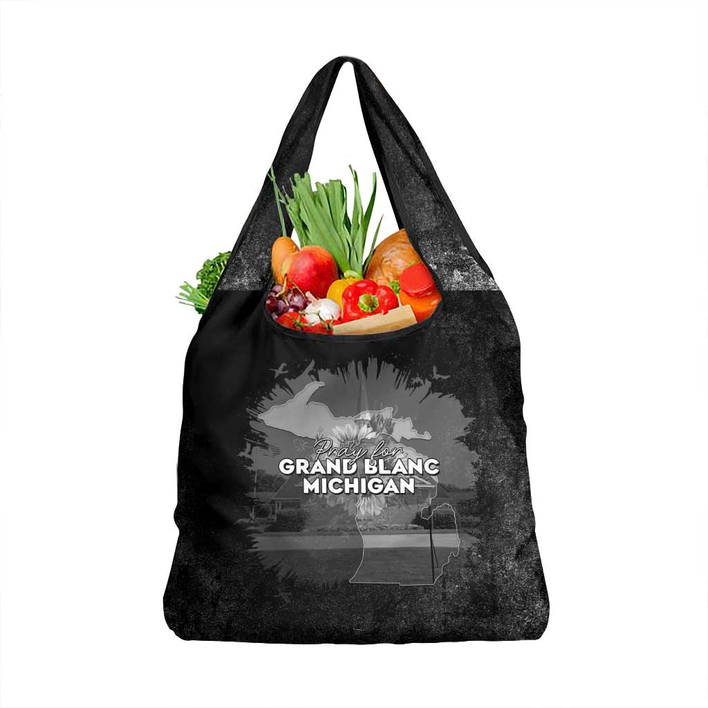 Pray For Michigan Grocery Bag No More Violence - Wonder Print Shop