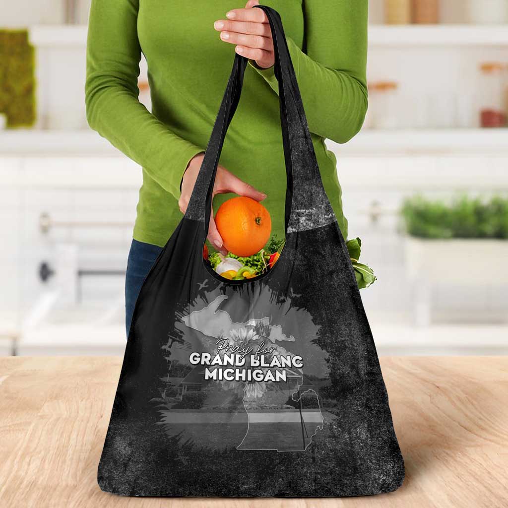 Pray For Michigan Grocery Bag No More Violence - Wonder Print Shop