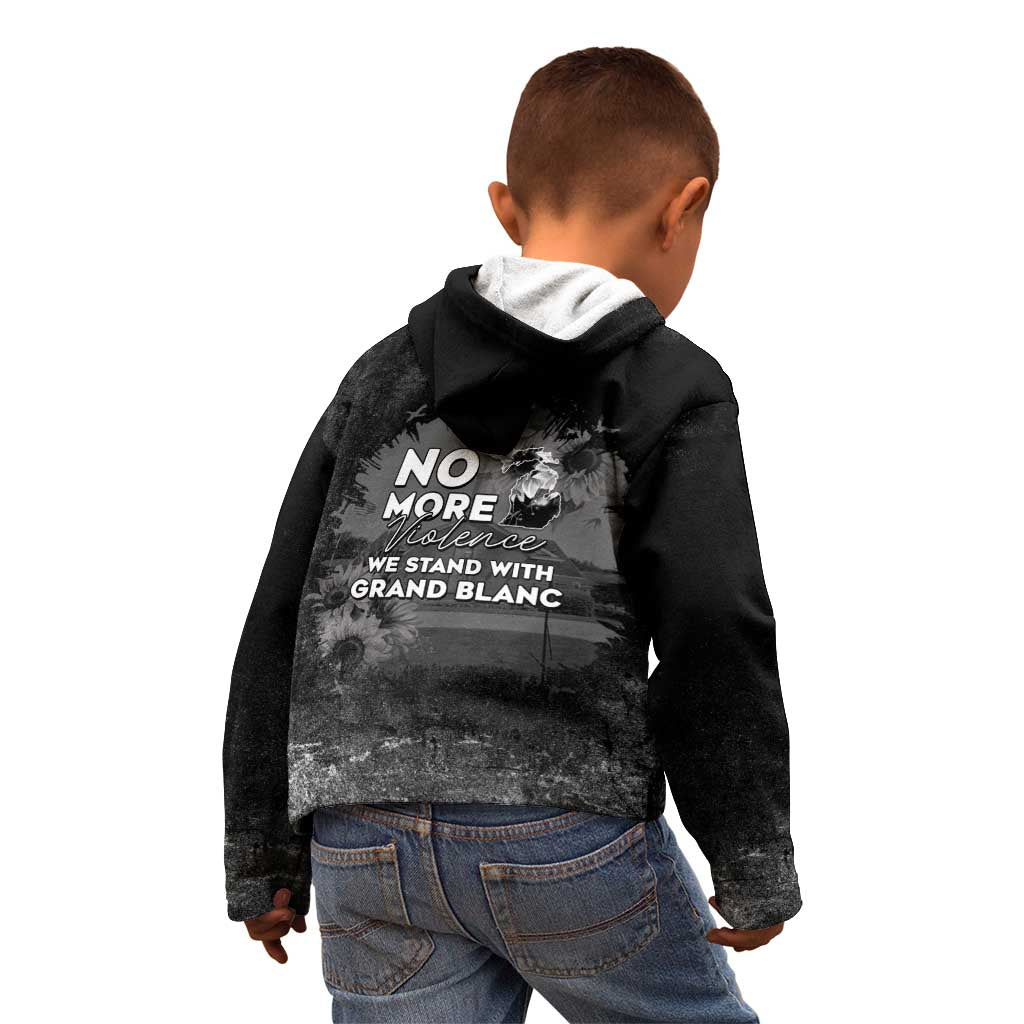 Pray For Michigan Kid Hoodie No More Violence - Wonder Print Shop