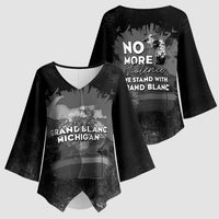 Pray For Michigan Kimono Sleeve Blouse No More Violence - Wonder Print Shop