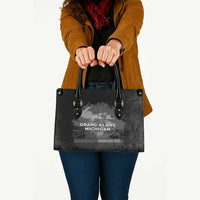 Pray For Michigan Leather Bag No More Violence - Wonder Print Shop