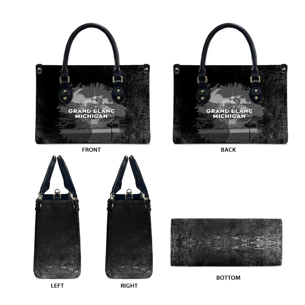 Pray For Michigan Leather Bag No More Violence - Wonder Print Shop