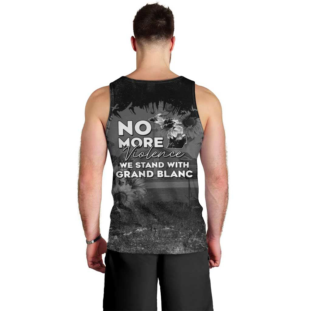 Pray For Michigan Men Tank Top No More Violence - Wonder Print Shop