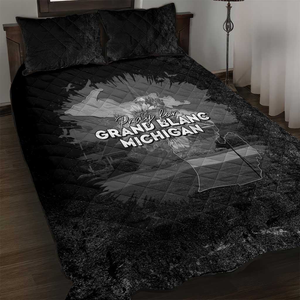 Pray For Michigan Quilt Bed Set No More Violence - Wonder Print Shop