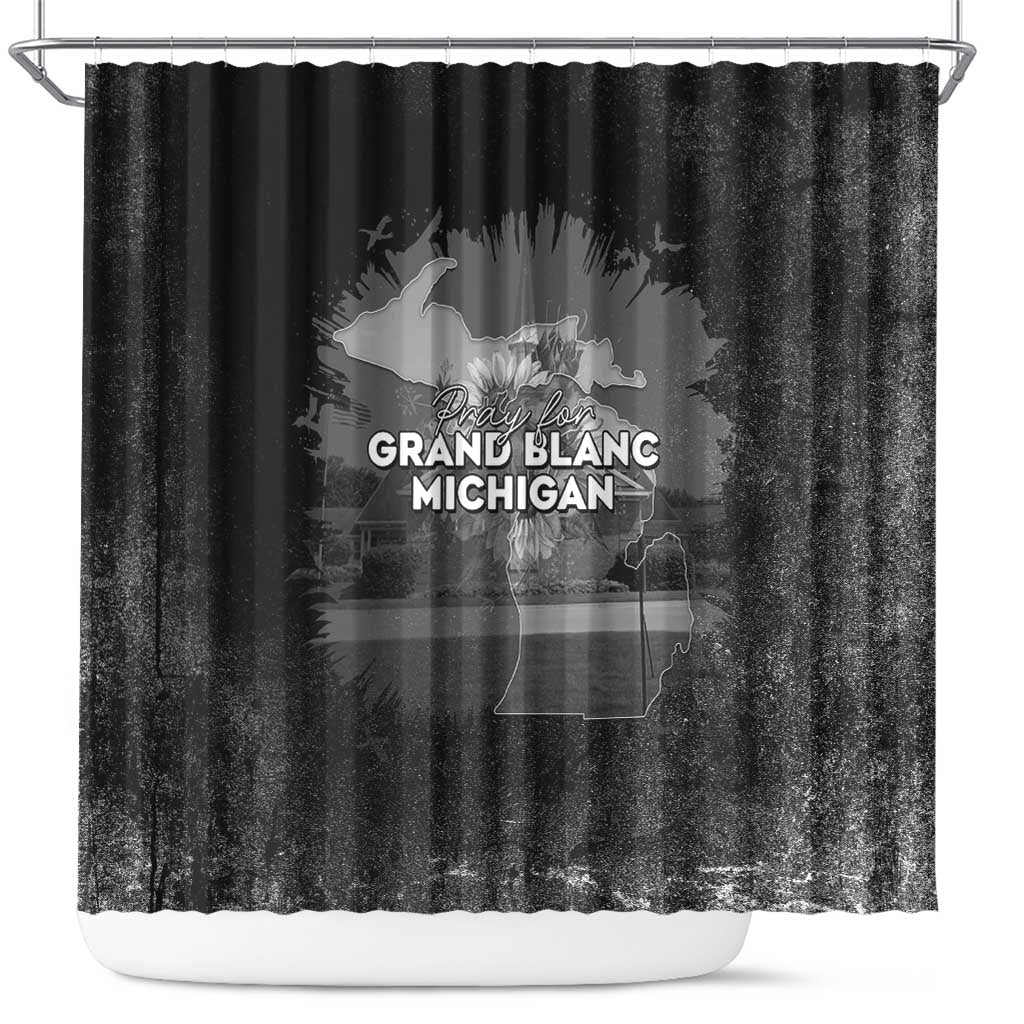 Pray For Michigan Shower Curtain No More Violence - Wonder Print Shop