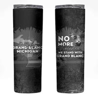 Pray For Michigan Skinny Tumbler No More Violence - Wonder Print Shop