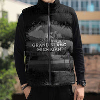 Pray For Michigan Sleeveless Puffer Jacket No More Violence - Wonder Print Shop
