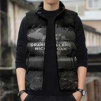 Pray For Michigan Sleeveless Puffer Jacket No More Violence - Wonder Print Shop