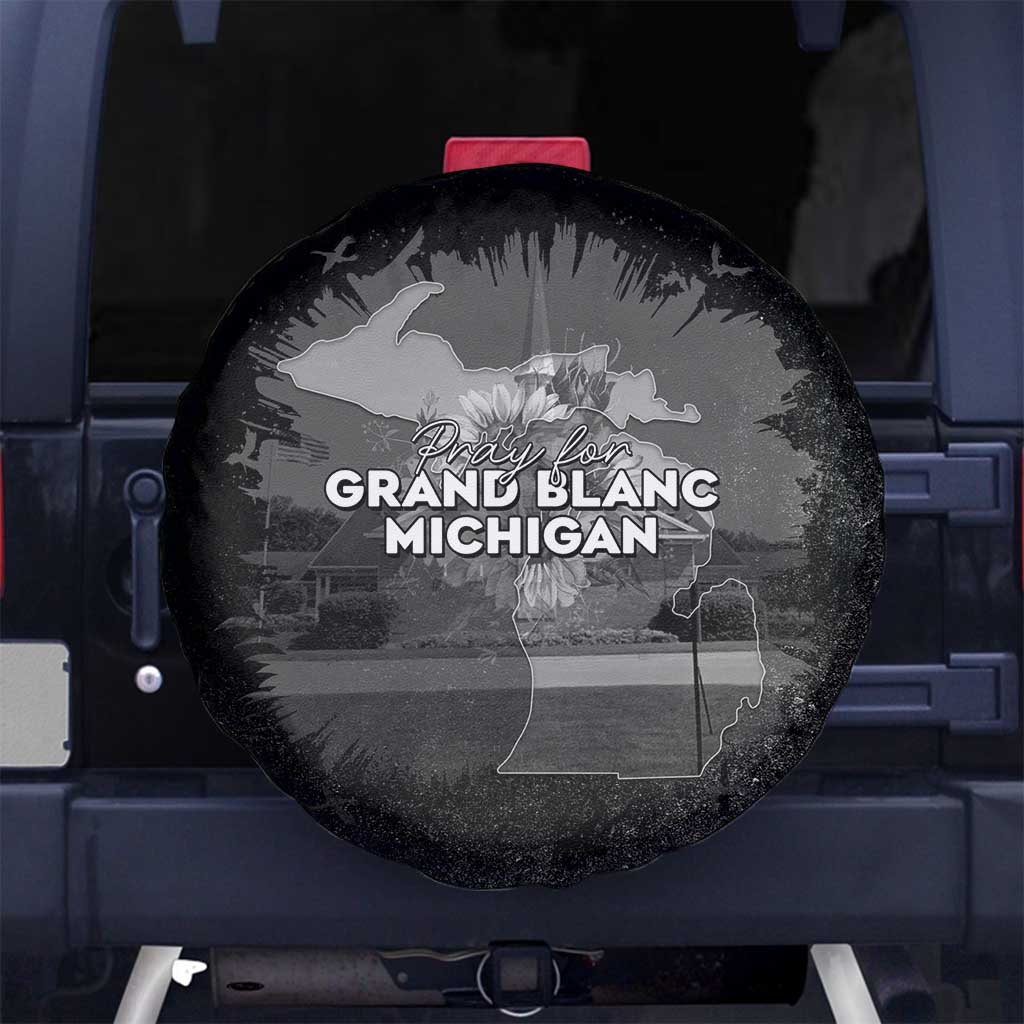 Pray For Michigan Spare Tire Cover No More Violence - Wonder Print Shop