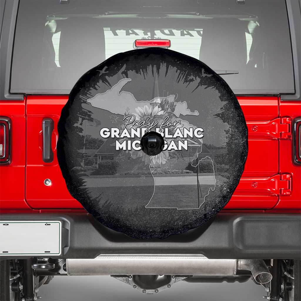 Pray For Michigan Spare Tire Cover No More Violence - Wonder Print Shop