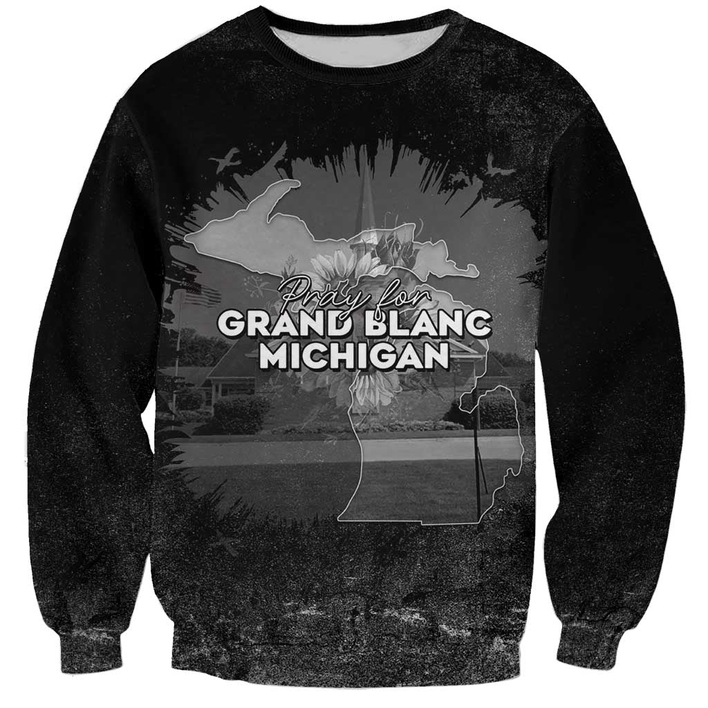 Pray For Michigan Sweatshirt No More Violence - Wonder Print Shop