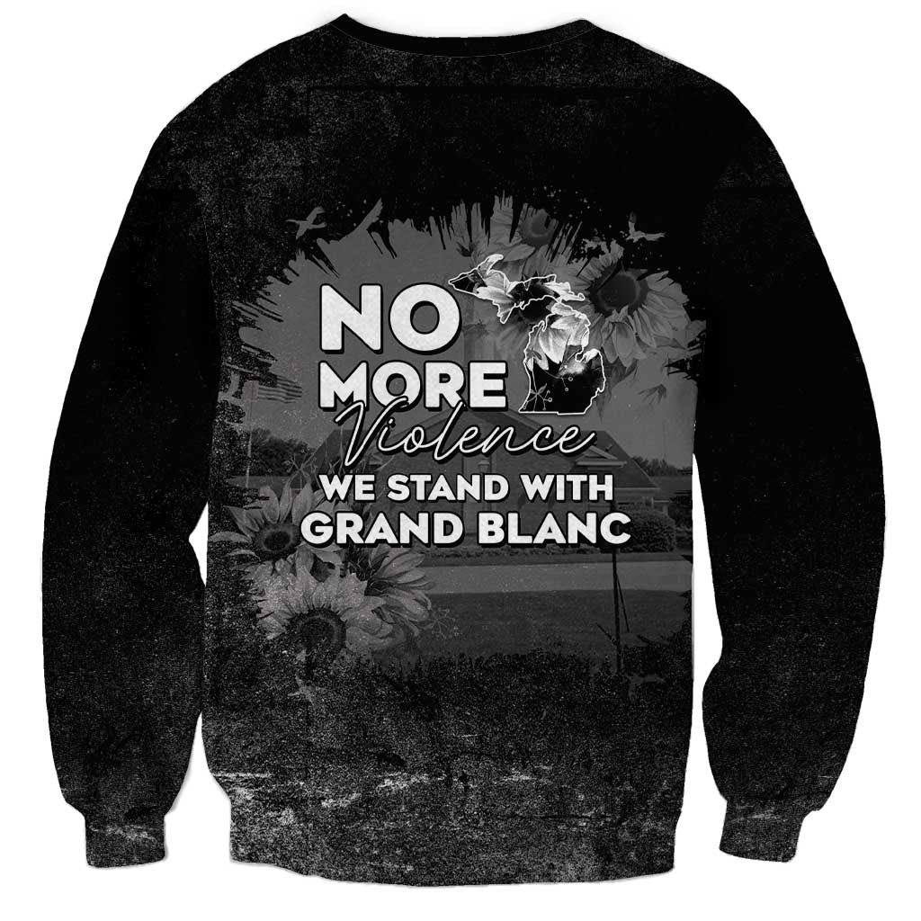 Pray For Michigan Sweatshirt No More Violence - Wonder Print Shop