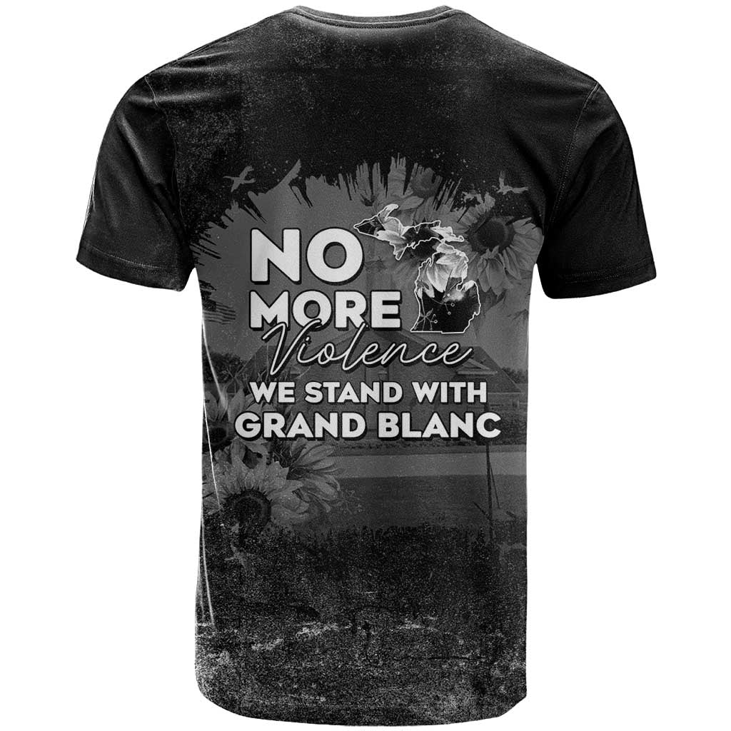 Pray For Michigan T Shirt No More Violence - Wonder Print Shop