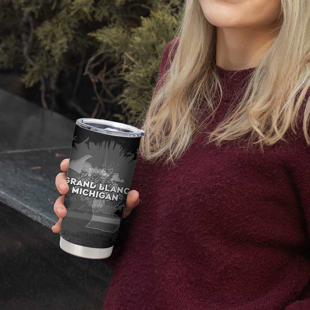 Pray For Michigan Tumbler Cup No More Violence - Wonder Print Shop