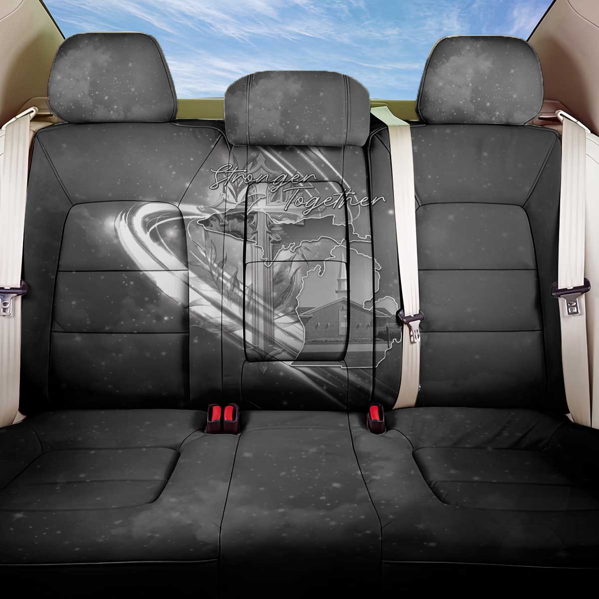 Pray For Grand Blanc Back Car Seat Cover Pray For Liberty - Wonder Print Shop