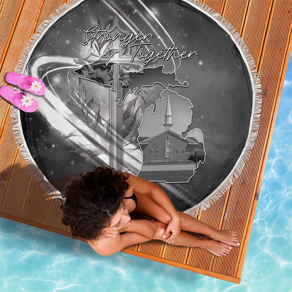 Pray For Grand Blanc Beach Blanket Pray For Liberty - Wonder Print Shop