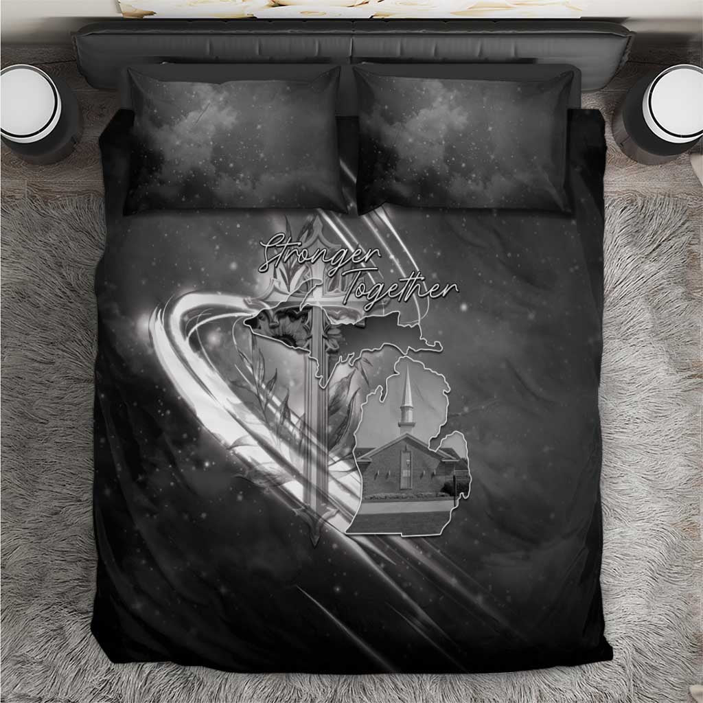 Pray For Grand Blanc Bedding Set Pray For Liberty - Wonder Print Shop