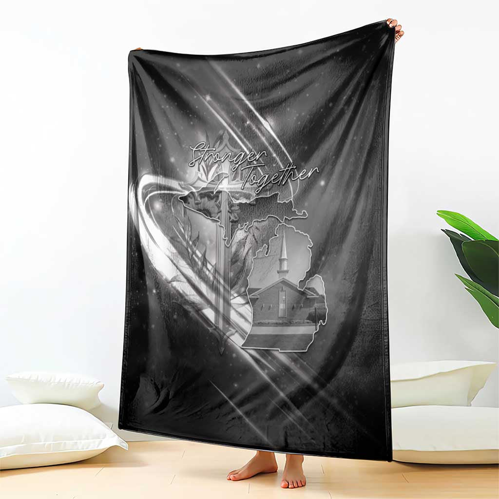 Pray For Grand Blanc Blanket Pray For Liberty - Wonder Print Shop