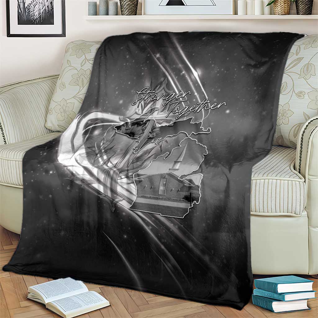 Pray For Grand Blanc Blanket Pray For Liberty - Wonder Print Shop