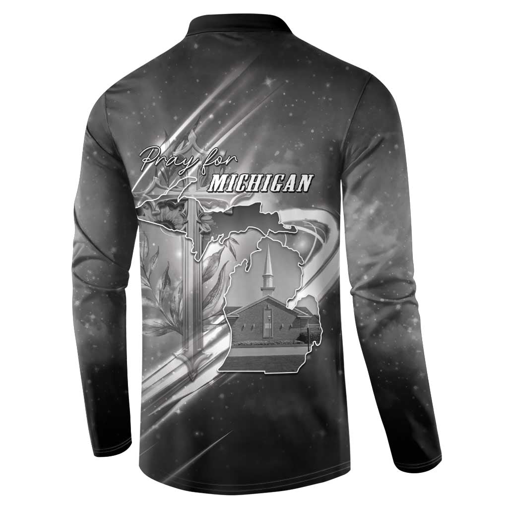 Pray For Grand Blanc Button Sweatshirt Pray For Liberty - Wonder Print Shop