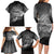 Pray For Grand Blanc Family Matching Long Sleeve Bodycon Dress and Hawaiian Shirt Pray For Liberty - Wonder Print Shop
