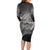 Pray For Grand Blanc Family Matching Long Sleeve Bodycon Dress and Hawaiian Shirt Pray For Liberty - Wonder Print Shop