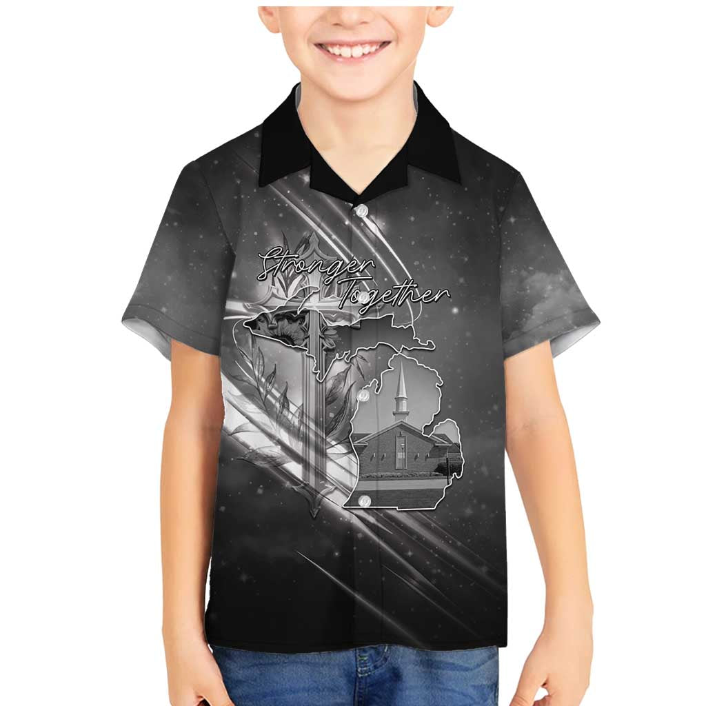 Pray For Grand Blanc Family Matching Mermaid Dress and Hawaiian Shirt Pray For Liberty - Wonder Print Shop