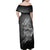 Pray For Grand Blanc Family Matching Off Shoulder Maxi Dress and Hawaiian Shirt Pray For Liberty - Wonder Print Shop