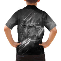 Pray For Grand Blanc Family Matching Off Shoulder Short Dress and Hawaiian Shirt Pray For Liberty - Wonder Print Shop