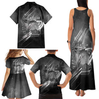 Pray For Grand Blanc Family Matching Tank Maxi Dress and Hawaiian Shirt Pray For Liberty - Wonder Print Shop