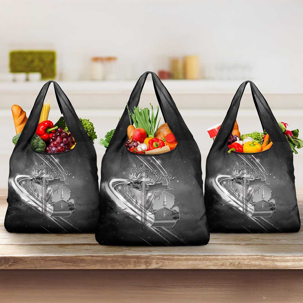 Pray For Grand Blanc Grocery Bag Pray For Liberty - Wonder Print Shop