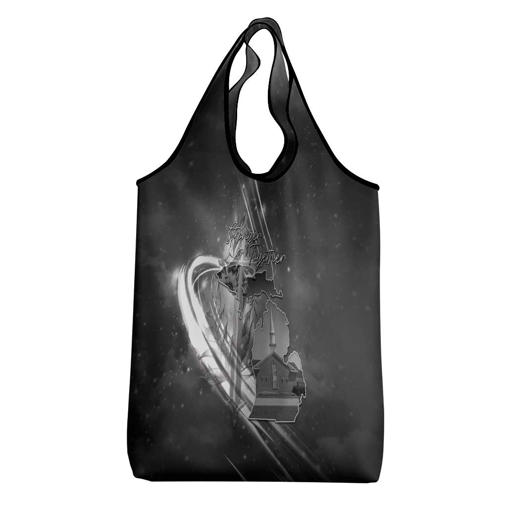 Pray For Grand Blanc Grocery Bag Pray For Liberty - Wonder Print Shop