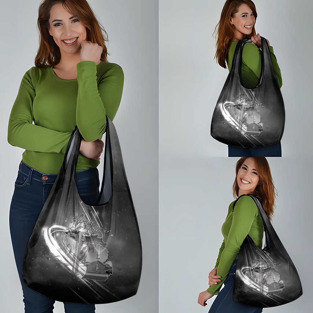 Pray For Grand Blanc Grocery Bag Pray For Liberty - Wonder Print Shop