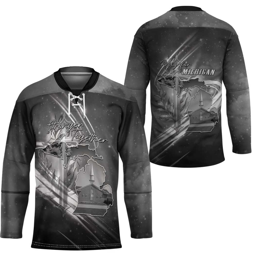 Pray For Grand Blanc Hockey Jersey Pray For Liberty - Wonder Print Shop