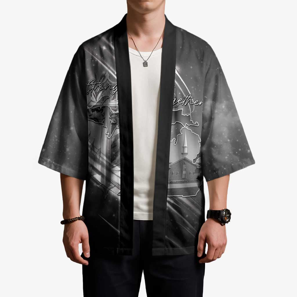 Pray For Grand Blanc Kimono Pray For Liberty - Wonder Print Shop