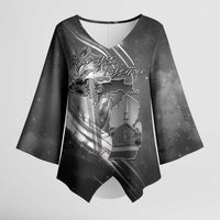 Pray For Grand Blanc Kimono Sleeve Blouse Pray For Liberty - Wonder Print Shop