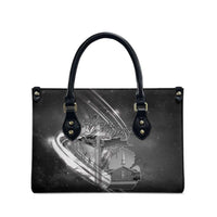 Pray For Grand Blanc Leather Bag Pray For Liberty - Wonder Print Shop