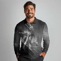 Pray For Grand Blanc Long Sleeve Polo Shirt Pray For Liberty - Wonder Print Shop